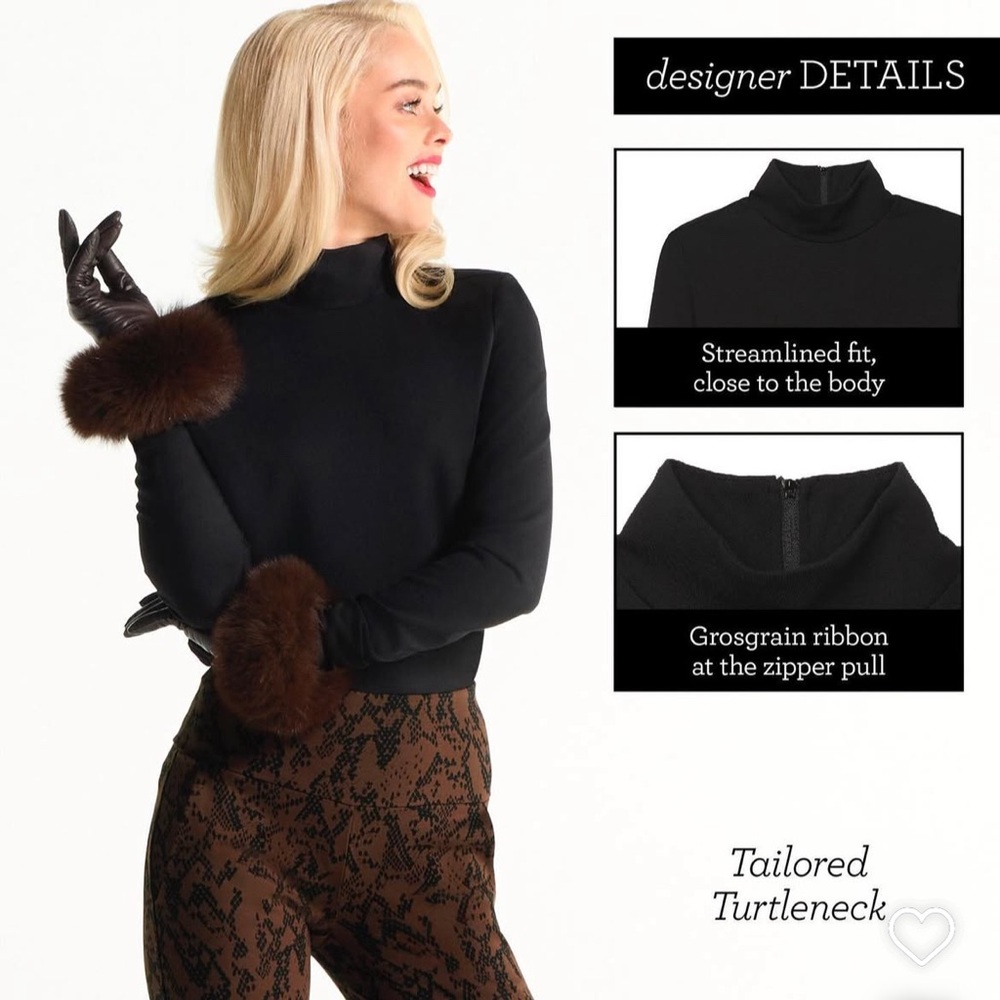 Cabi Tailored Turtleneck (style 4367)